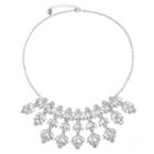 Monet Jewelry Womens Clear Statement Necklace