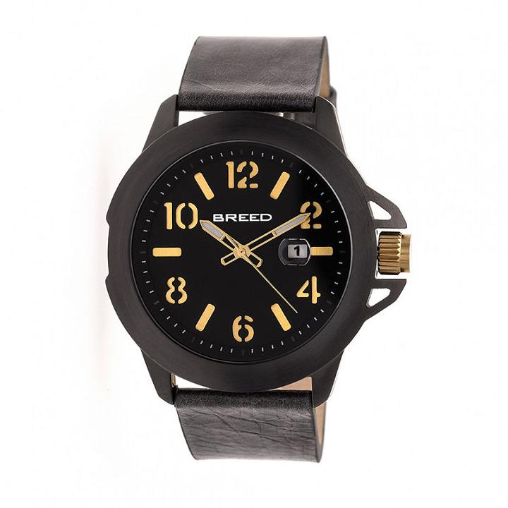 Breed Unisex Gray Strap Watch-brd7105