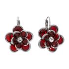 Mixit&trade; Red Flower Earrings