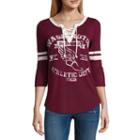 Arizona Lace Up Football T-shirt- Juniors