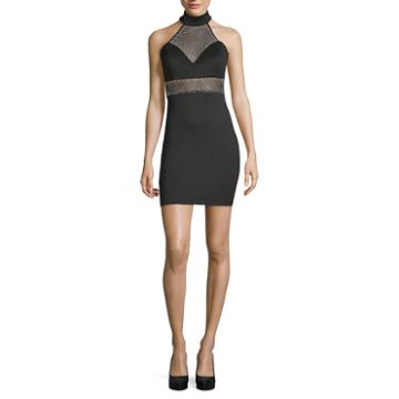 B. Smart Sleeveless Applique Party Dress-juniors