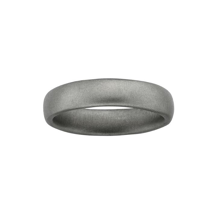 Personally Stackable Sterling Silver Rounded Satin Ring