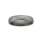 Personally Stackable Sterling Silver Rounded Satin Ring