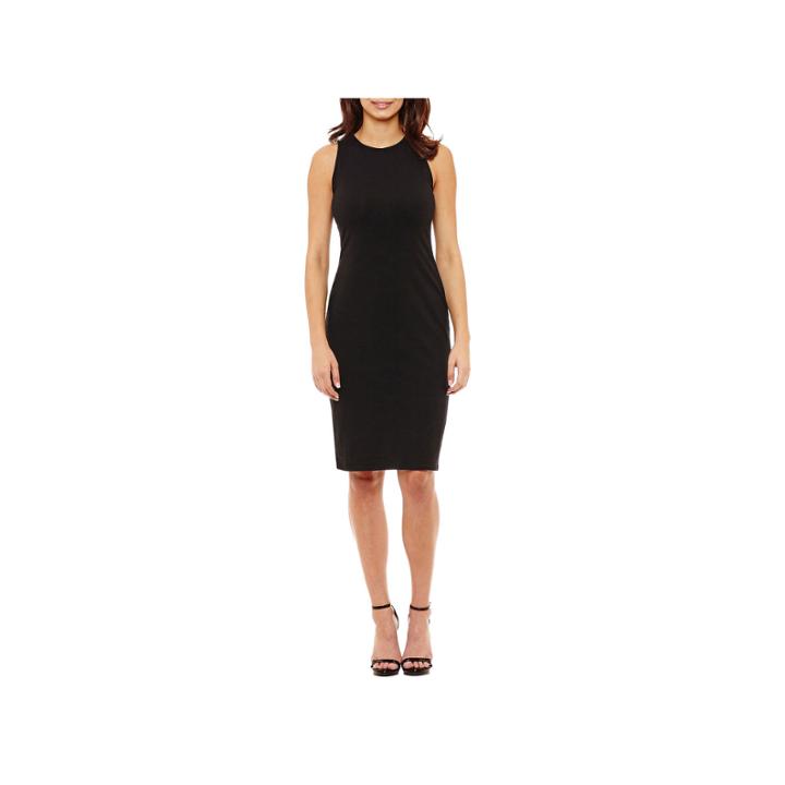 Bold Elements Sleeveless Sheath Dress
