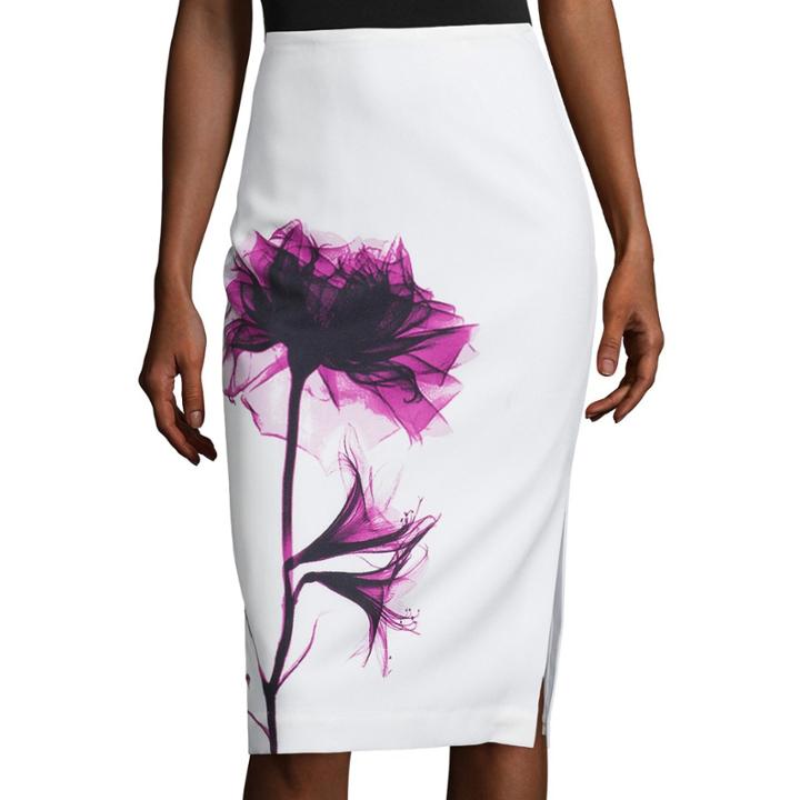 Worthington Side Slit Pencil Skirt