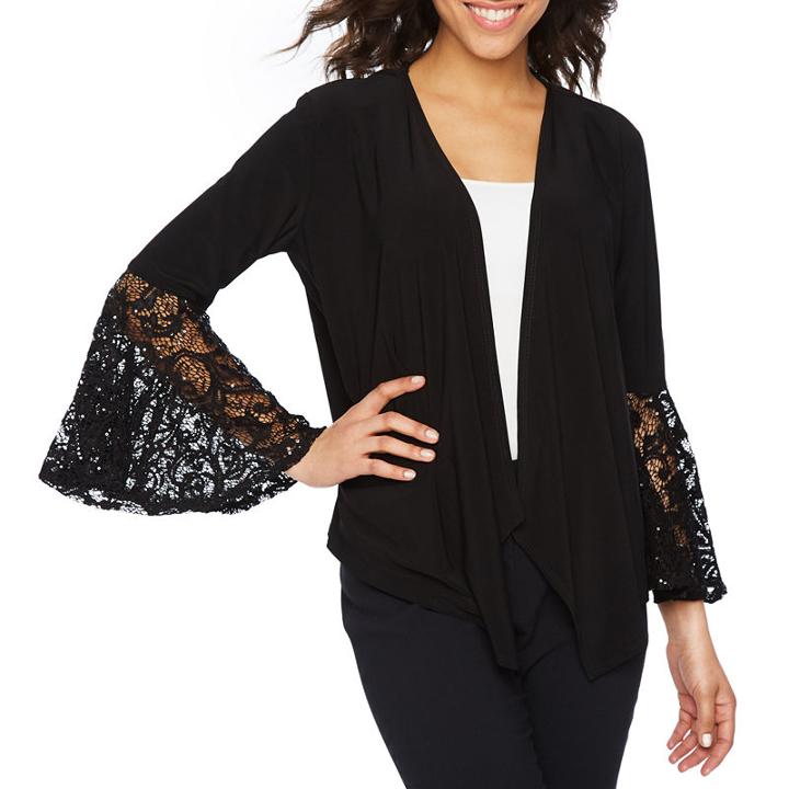 R & M Richards 3/4 Bell Sleeve Shrug