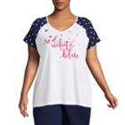 St. John's Bayshort Sleeve Americana Baseball Tee - Plus