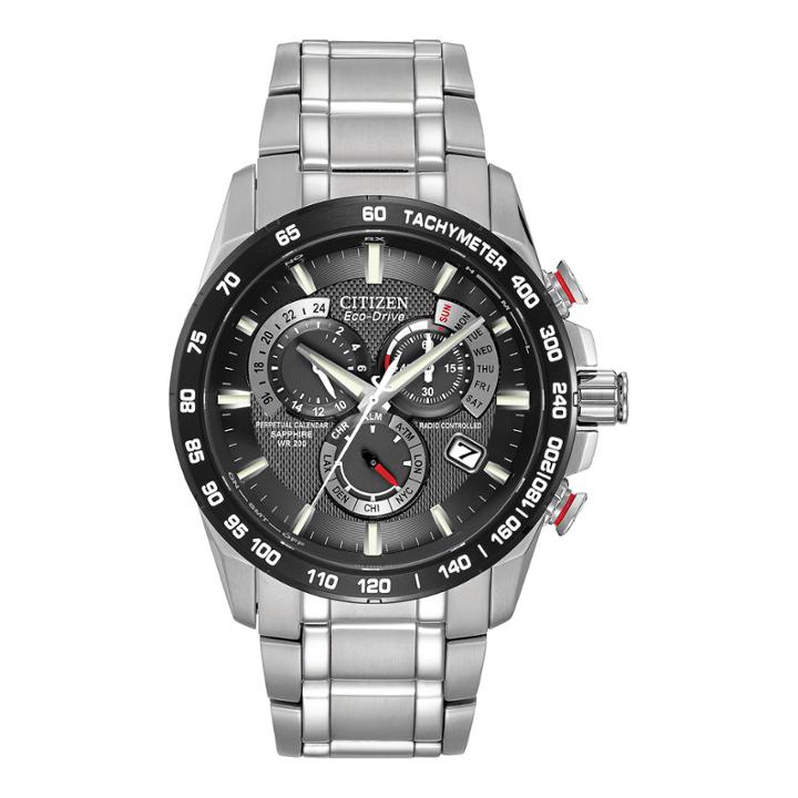 Citizen Eco-drive Mens Stainless Steel Watch At4008-51e