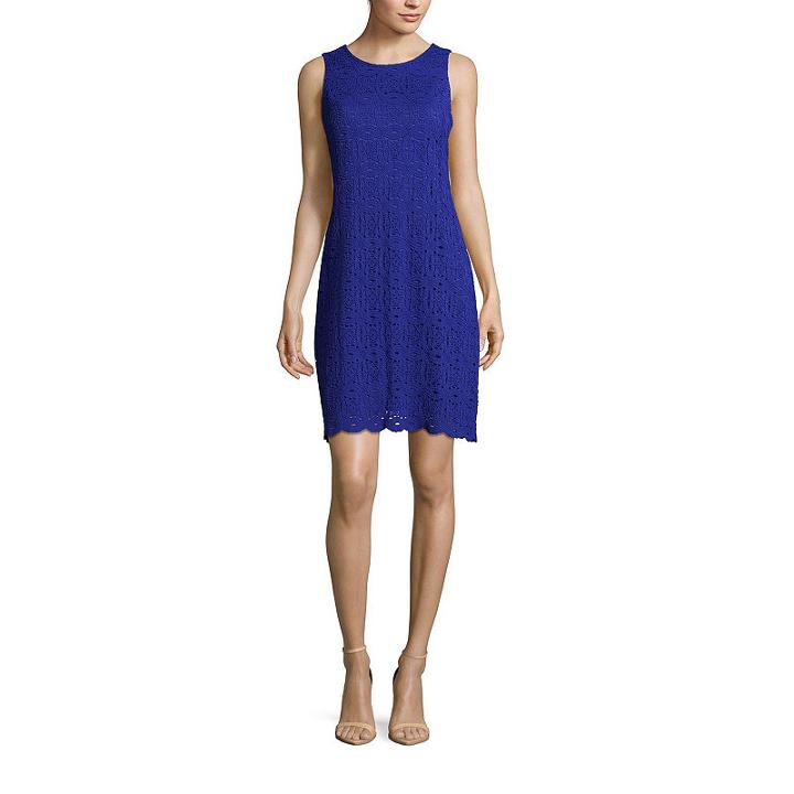 Ronni Nicole Sleeveless Medallion A-line Dress-petite