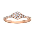 1/3 Ct. T.w. Diamond 10k Rose Gold Bridal Ring
