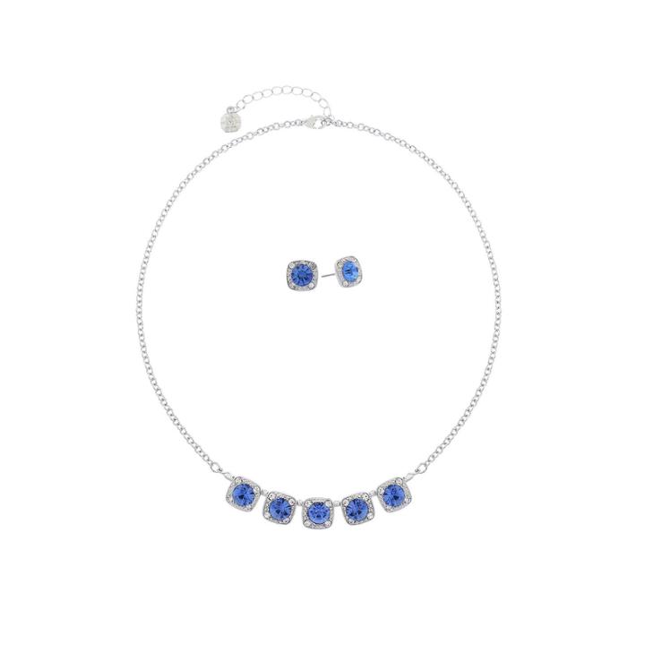 Monet Jewelry Womens 2-pc. Blue Jewelry Set