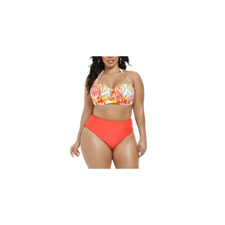 Fashion To Figure Marcela Lace Up Swimsuit-plus