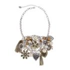 Messages From The Heart By Sandra Magsamen Two-tone Statement Necklace