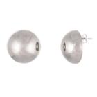 Stainless Steel Semi-circle Stud Earrings