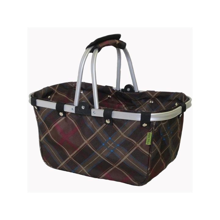 Janetbasket Vintage Large Aluminum-frame Basket