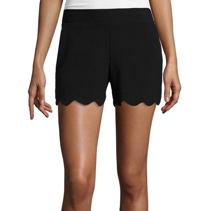 By & By Scalloped Shorts