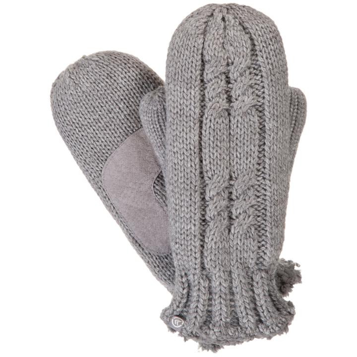 Isotoner Chunky Cable Mitten W/ Sherpa Soft Lining
