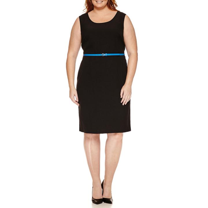Studio 1 3/4 Sleeve Jacket Dress-plus