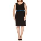 Studio 1 3/4 Sleeve Jacket Dress-plus