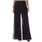 Blu Sage Solid Palazzo Pants