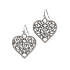 Messages From The Heart By Sandra Magsamen Silver-tone Earrings