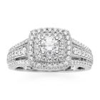 I Said Yes 1 Ct. T.w. Diamond & Lab-created Blue Sapphire Ring