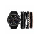 Rocawear Mens Black 7-pc. Watch Boxed Set-rmst5174b328-264