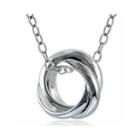Sterling Silver Love Knot Pendant Necklace