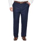 J.ferrar Stripe Stretch Classic Fit Suit Pants - Big And Tall