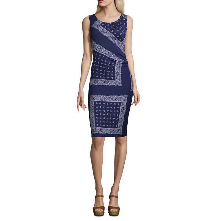 Liz Claiborne Gathered Tank Dress - Tall