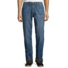 St. John's Bay Flannel-lined Cotton Denim Pants