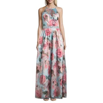 Social Code Sleeveless Applique Ball Gown-juniors