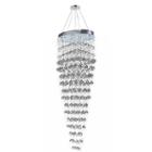 Icicle Collection 12 Light Chrome Finish And Clearcrystal Oval Chandelier
