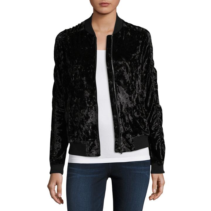Project Runway Velvet Bomber Jacket