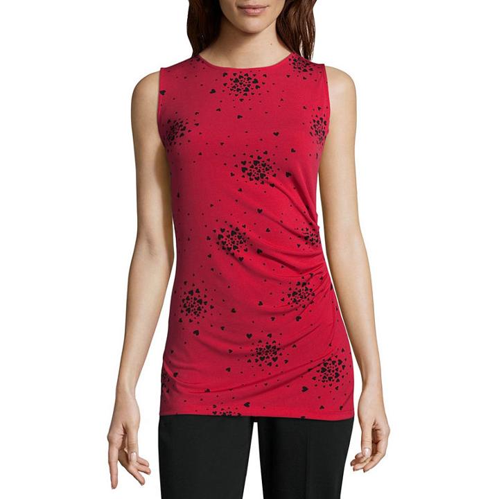 Liz Claiborne Sleeveless Shell - Tall