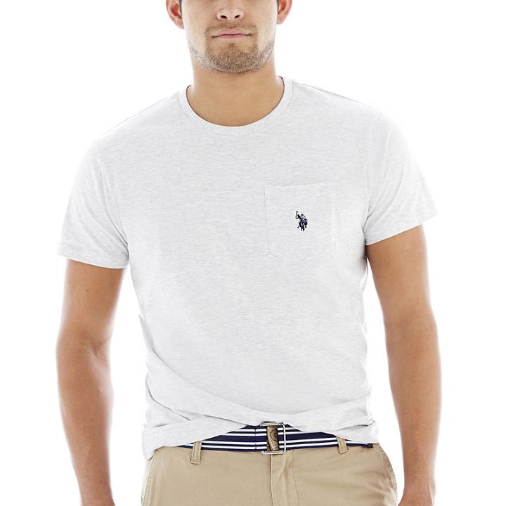U.s. Polo Assn. Crewneck Pocket Tee