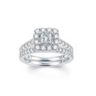 Modern Bride Signature 2 Ct. T.w. Diamond 14k White Gold Engagement Ring