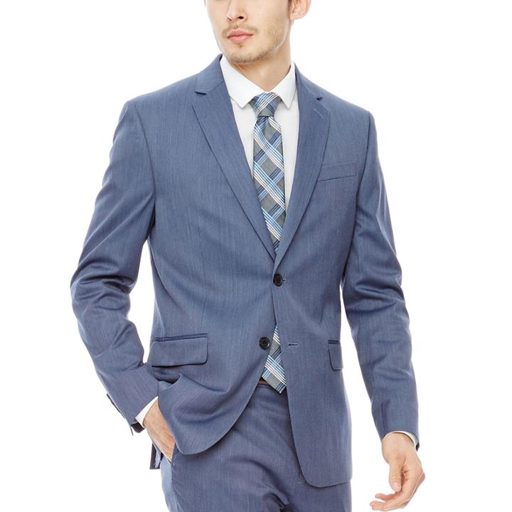 Jf J. Ferrar Birdseye Suit Jacket - Classic Fit