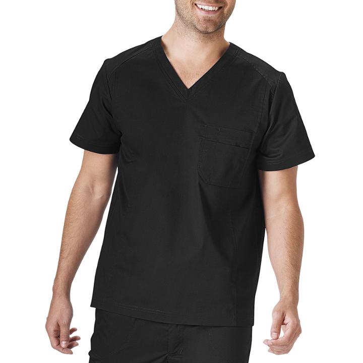 Bio Stretch Mens V-neck Scrub Top