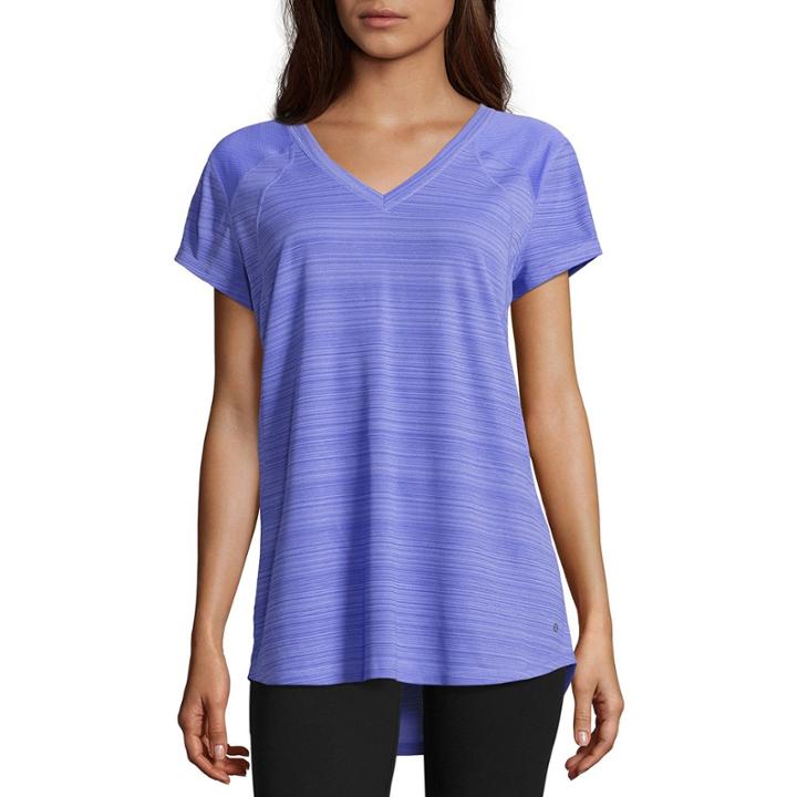 Xersion Short Sleeve V Neck T-shirt-petites