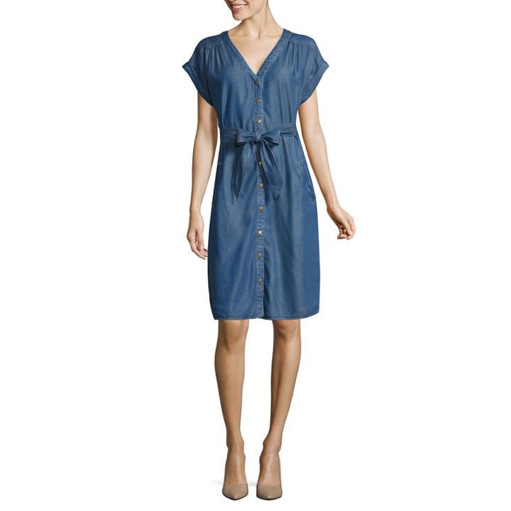 Melrose Short Sleeve Shirt Dress
