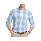 Izod Advantage Prefromance Stretch Long Sleeve Plaid Button Front Shirt