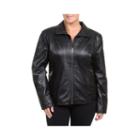 Excelled Lambskin Scuba Jacket With Zip Pockets - Plus