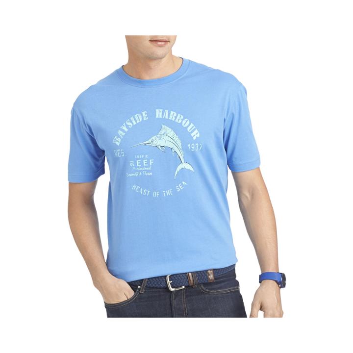 Izod Short-sleeve Cotton Graphic Tee