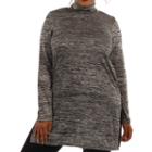 24/7 Comfort Apparel Studious Glamour Tunic Top Plus