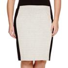 Liz Claiborne Textured Skirt - Plus