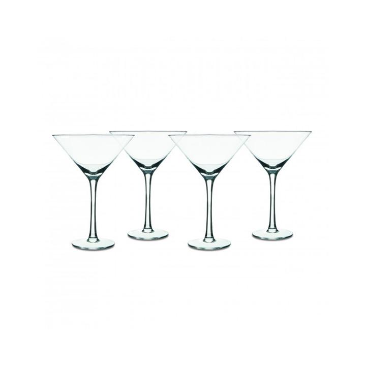 Isaac Mizrahi Western Isle 4-piece 9oz Martini Glass