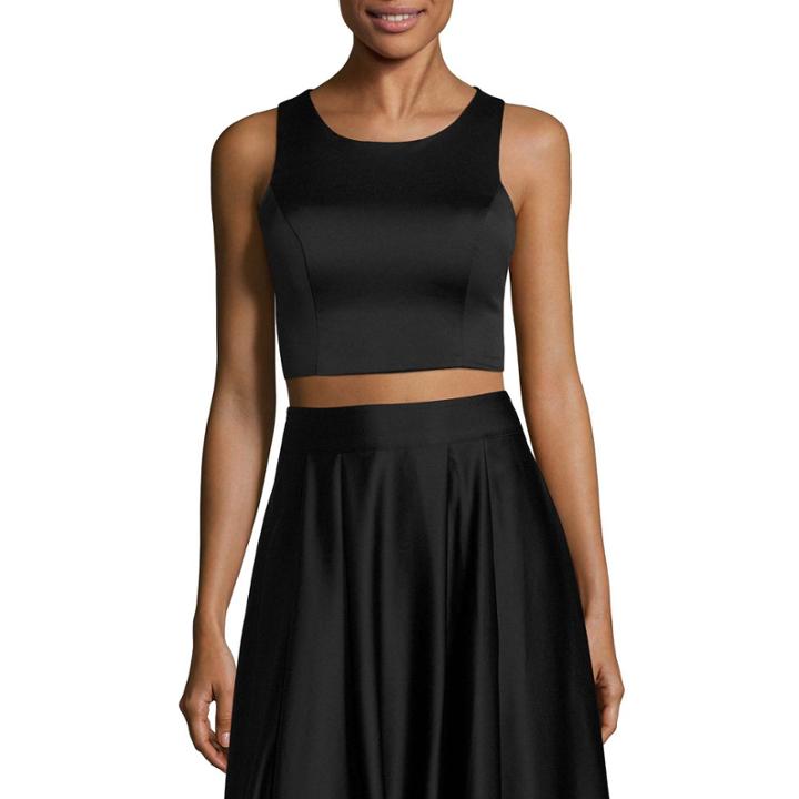 My Michelle Solid Lamour Top - Juniors