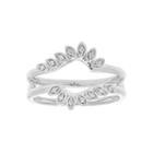Womens Diamond Accent White Diamond 14k Gold Ring Enhancer