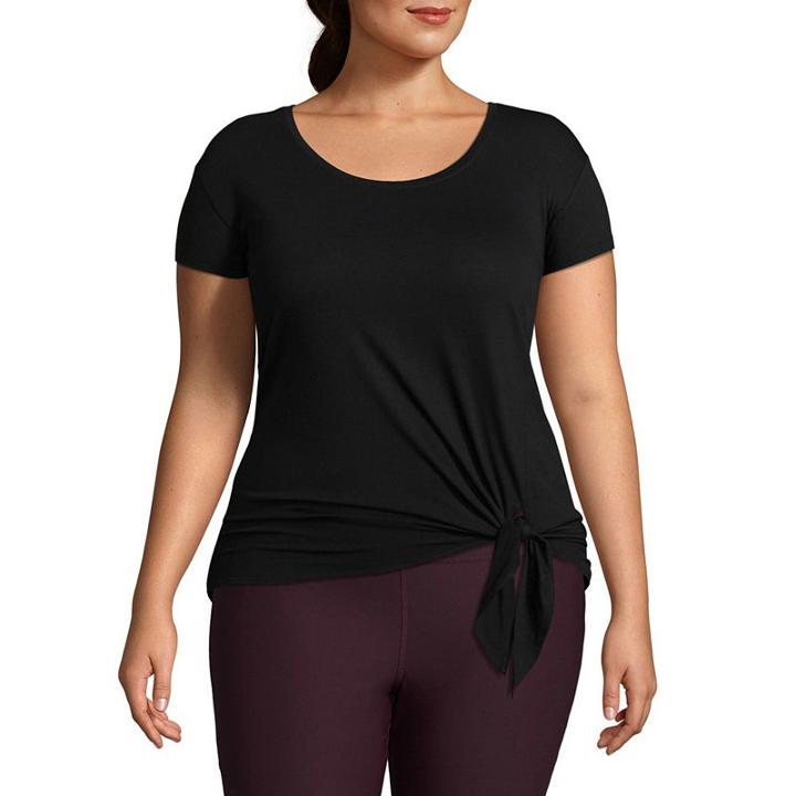 Xersion Front Tie Tee - Plus